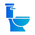 Doorlopend toilet
